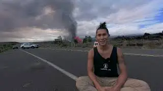 Big Hawaii Island Kilauea Eruption 3D vr 180