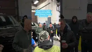 Mayor Spano Brings Lunch to DPW Crews Working Through Snowstorm