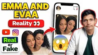 emma and evaa real or fake 😱 || two head twin emma and evaa real or fake 👀 || emma and evaa viral