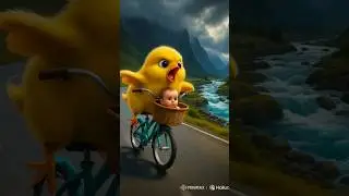 yellow chicken save the baby 🍼 #ytshorts #baby #ai