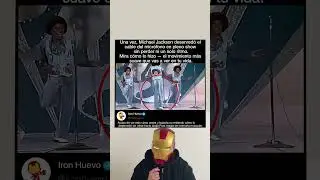 Michael Jackson desenred&oacute; el cable del micr&oacute;fono sin perder el ritmo.