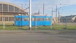 Trams Zagreb 3320 - ZET Old tram 155 Remiza Tre&scaron;njevka Zagreb.