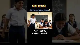 girls even after  topping the class #ytshorts #subscribe #funny #comment #memes