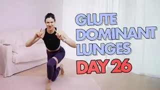Day 26: Mini Band Lunges for Slim Legs