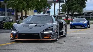 Flames, Burnouts, LOUD Fly-Bys | BEST Supercar EXITS from Sienna Collection - Senna, Revuelto, SF90