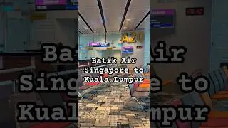 Flying Batik Air Economy from Singapore to Kuala Lumpur ✈️