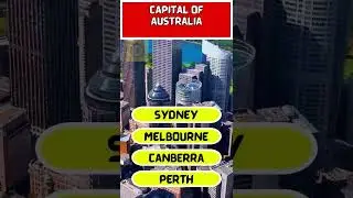 Capital of Australia🇦🇺🇦🇺? #quiz #gkquiz #generalknowledge #australia