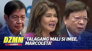 'Talagang mali': Drilon explains why Imee, Marcoleta 'minority report' is wrong | DZMM TeleRadyo