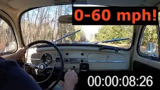 VW Beetle - 0-60 in 8.26 Seconds!