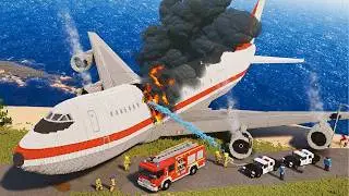 Realistic Airplane Crashes and Shootdowns 😱 Teardown