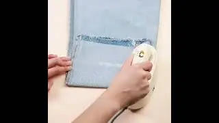 Как использовать двустороннюю клеевую ленту для подгиба &ndash; без шитья! ✂️✨