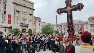 La Croce è tornata in Basilica: il Palio di Legnano è aperto