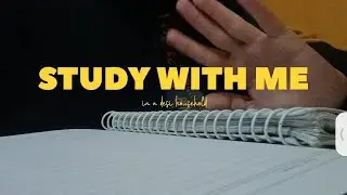 STUDY WITH ME FOR 50 MIN | IN A DESI HOUSEHOLD | HEAVY RAIN AND THUNDERSTORM ⚡