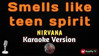 Smells like teen spirit - (key of F) Nirvana (Karaoke Version) 🎶🎵