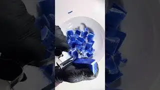 💙 Blue curls that flow smooth & satisfying 🫧