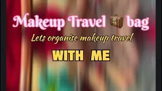 Lets 🤩pack makeup travel mini bag with me 💼 ||  budget friendly || only basic essentials 💖💖