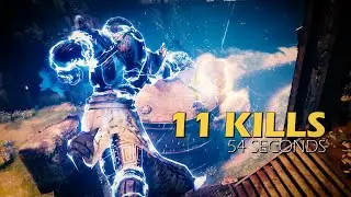11 Kills, Two supers: 54 seconds - Destiny 2 Crucible Gameplay