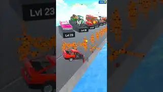 Crash Master 3D 😱🚘 #4 - All Levels GamePlay #Shorts