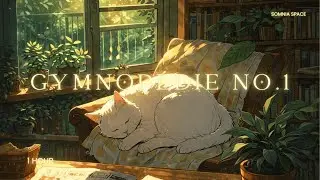 1 Hour Gymnopédie No.1 by Erik Satie Playing in Another Room — Calm Piano Ambience