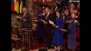 Royals attending the Commonwealth Day Service at Westminster Abbey 2022 #commonwealth #commonwealth