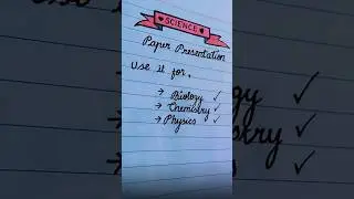 Paper Presentation Tips - Science | Board Exams | Handwriting Tips | Improve Handwriting | Tamil