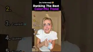 Ranking Top 5 Best Colour-Mix Trend (new)💖✨ #tiktokviral