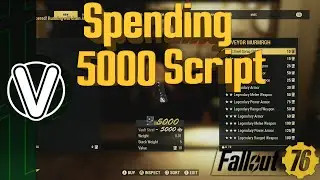 Fallout 76 | Spending 5000 Script #shorts ( Fallout 76 #shorts )