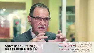 Strategic CSR Training for non Business WHY