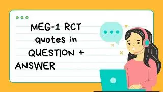 MEG 1 -British poetry |RCT| Question and answers|IGNOU Solved Answers|