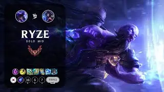 Ryze Mid vs Ahri - KR Grandmaster Patch 13.10