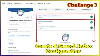 Create a Search Index Configuration | Unstructured Data in Data Cloud | Challenge 3