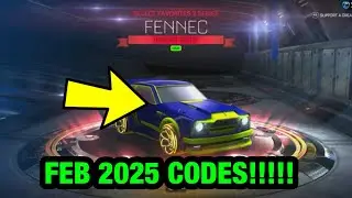 *NEW* ALL REDEEM CODES IN ROCKET LEAGUE FEBRUARY 2025 | ROCKET LEAGUE CODES