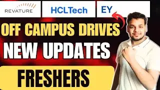 Revature , EY , Infor Biggest Hiring Drive | OFF Campus Drive | 2025, 2024 Batch Hiring | Fresher