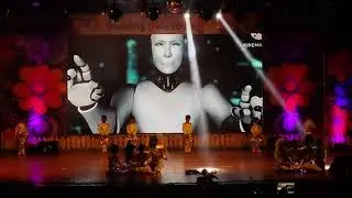 AI Dance Techno Tribe by Kids of Budding Blossoms of Children's Academy on #annualdaycelebration`