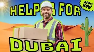 Helper Job In Dubai 2025 | Dubai Helper Jobs | Apply Latest Job In Dubai For Freshers
