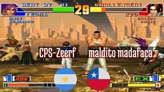 FT5 @kof98: CPS-Zeerf (AR) vs maldito madafaca (CL) [King of Fighters 98 Fightcade] Mar 5