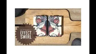 Butterfly effect HTHP Soap making tutorial  אפקט הפרפר -  הכנת סבון בשיטה חמה מהירה