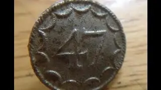 Revolutionary war period buttons from the farm!