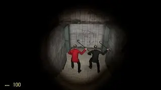 гаррис мод! коллаба! хоррор! прохождение карты Hell's Resort