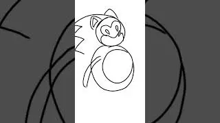 Draw the Funniest Sonic cartoon#digiarts#digi designs#cartoon#3D