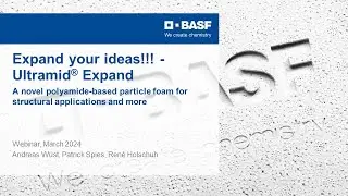 Ultramid&reg; Expand &ndash; a novel polyamide-based particle foam for structural applications and more