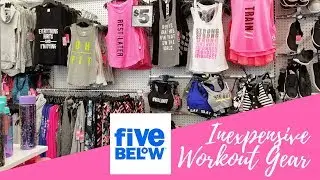 Five Below Come Shop With Me | Inexpensive Workout Gear Store Walk Through
