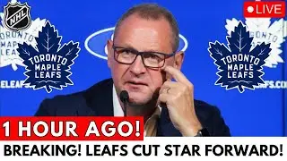 🚨NHL BOMBSHELL! LEAFS CUT STAR FORWARD AND STUN FANS WITH SURPRISE ROSTER MOVE! MAPLE LEAFS NEWS