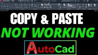 Autocad Copy Paste NOT Working & Copy and paste not working in autocad 🤷&zwj;♂️ copy problen in autocad