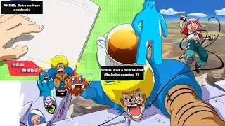 My hero academia x Bobobo | Baka Survivor
