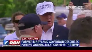 Former Maryland Governor Bob Ehrlich Recalls Positive Working Relationship with Donald Trump