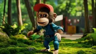 Kiddy game - happy monkey