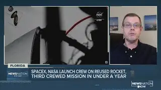SpaceX, NASA launch crew on reused rocket, third crewed mission in under a year