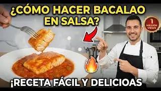 ✅ &iquest;Como hacer bacalao en salsa? 🤫👈