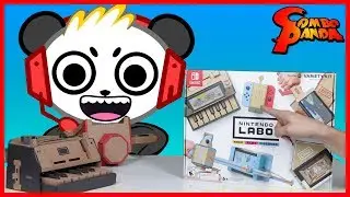 Nintendo Labo CARDBOARD ROBO CAR AND HOUSE ! Let's Play with Combo Panda